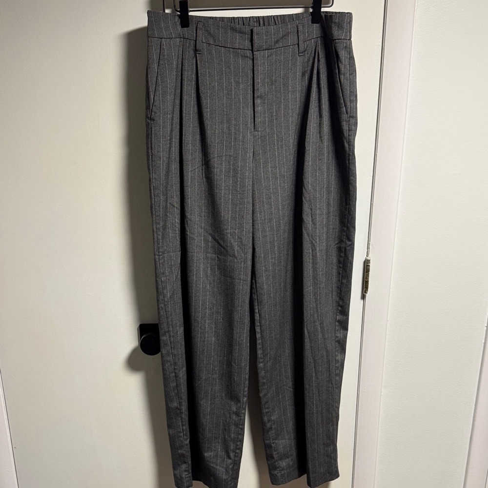 a new day Gray Pinstripe Trousers